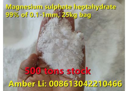 Magnesium sulphate for 500 tons in stock