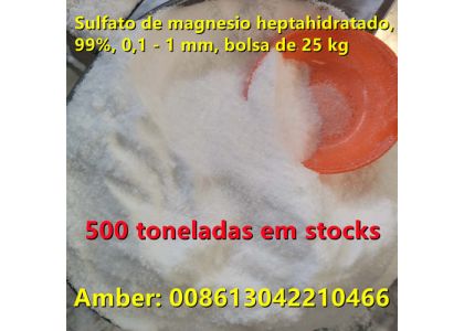 500 toneladas de sulfato de magnesio en stock